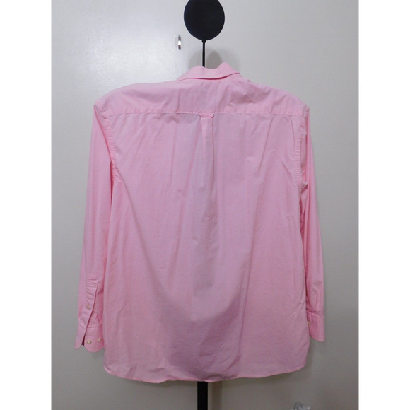 Izod Pink Long Sleeve Button Front Shirt - Size XXL - Picture 2 of 2